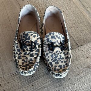 Cole Haan Leopard Print Driving Loafers